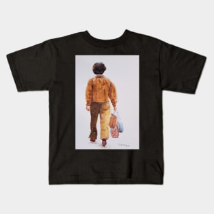 Person walking in Japan Kids T-Shirt